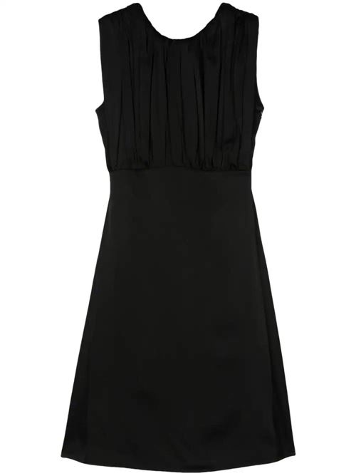 Black women's sleeveless midi dress Jil Sander | J01CT0161J76018001